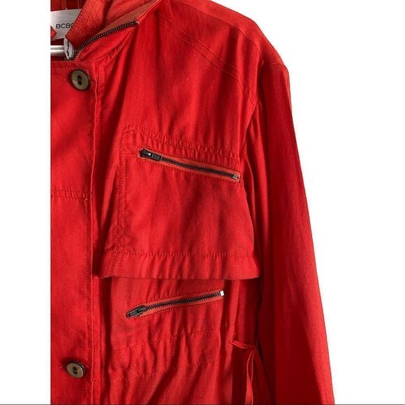 BCBGeneration Trench Coat With Hood - Picture 3 of 15